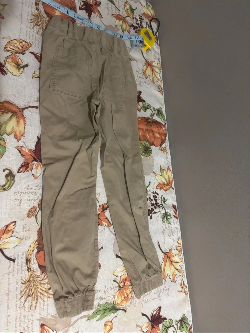 Place Khaki Elastic-Cuff Jogger Pants